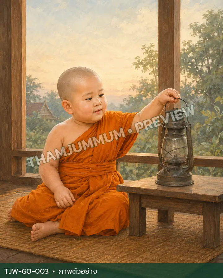 TJW-GO-003 โคมที่พักหลังรุ่งสาง