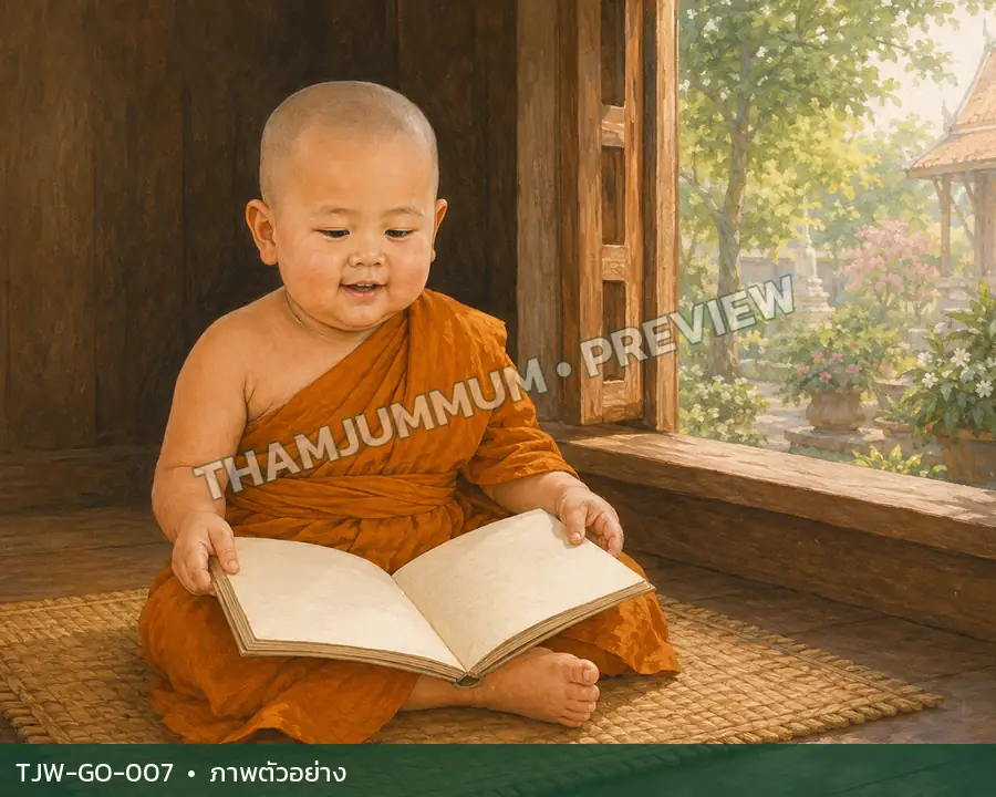 TJW-GO-007 หนังสือหน้าว่างยามบ่าย