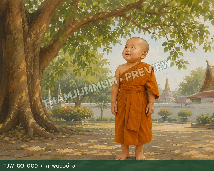 TJW-GO-009 มองยอดไม้หลังลมผ่าน