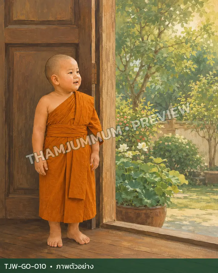 TJW-GO-010 ประตูเก่ากับสวนใหม่