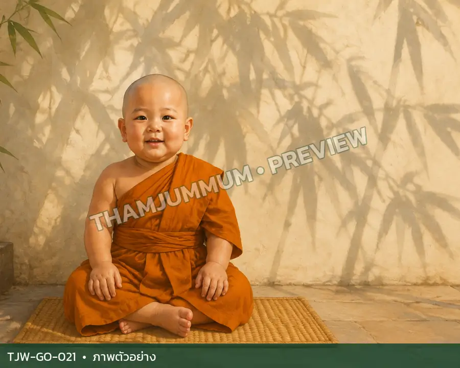 TJW-GO-021 เงาต้นไผ่บนผนัง