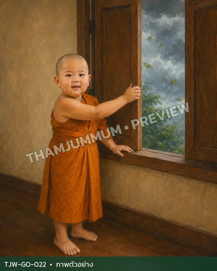 TJW-GO-022 ปิดหน้าต่างก่อนฝน