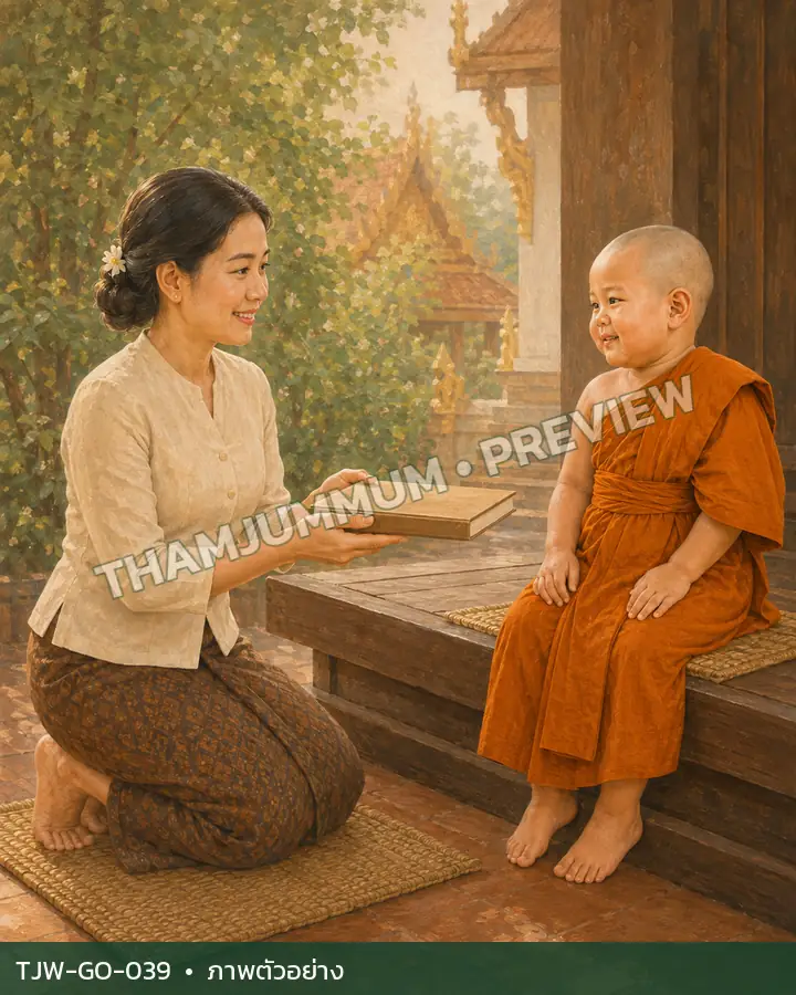TJW-GO-039 ส่งหนังสือด้วยสองมือ