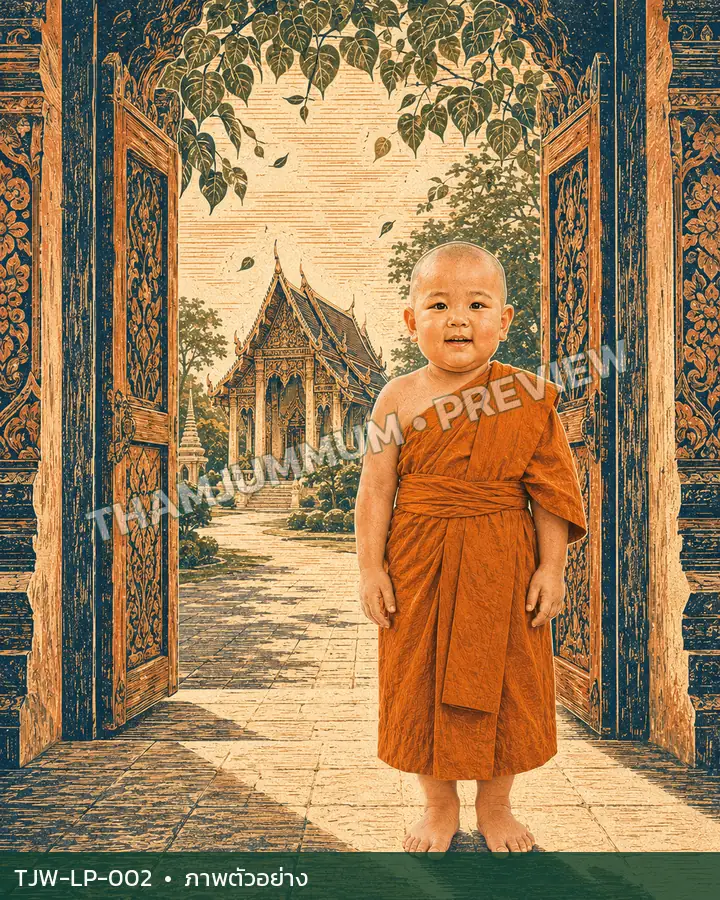 TJW-LP-002 แสงแรกผ่านซุ้มประตู