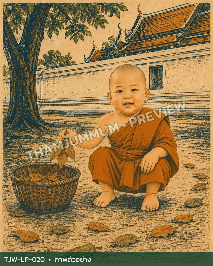 TJW-LP-020 ตะกร้าใบไม้