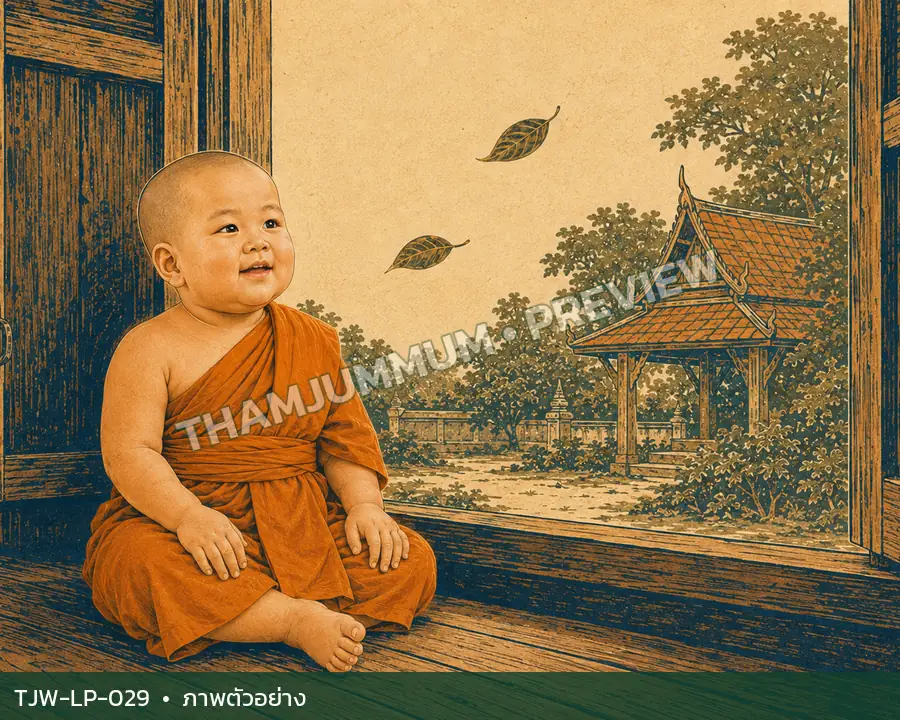 TJW-LP-029 หน้าต่างกับลมเย็น