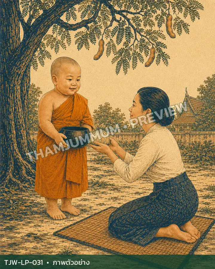 TJW-LP-031 ใส่บาตรใต้ต้นมะขาม