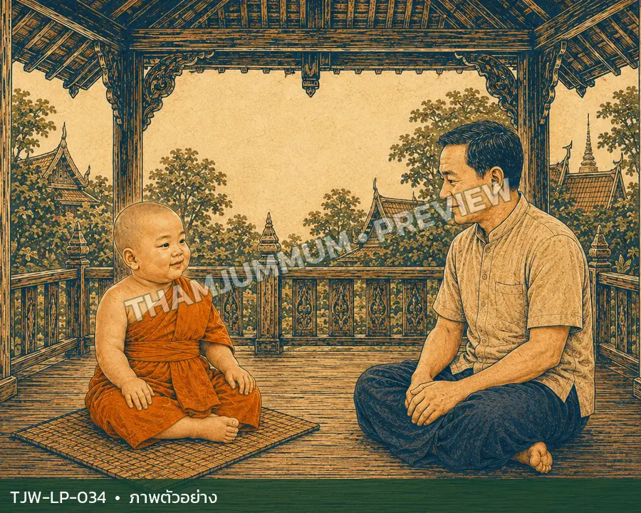 TJW-LP-034 สนทนาในศาลา
