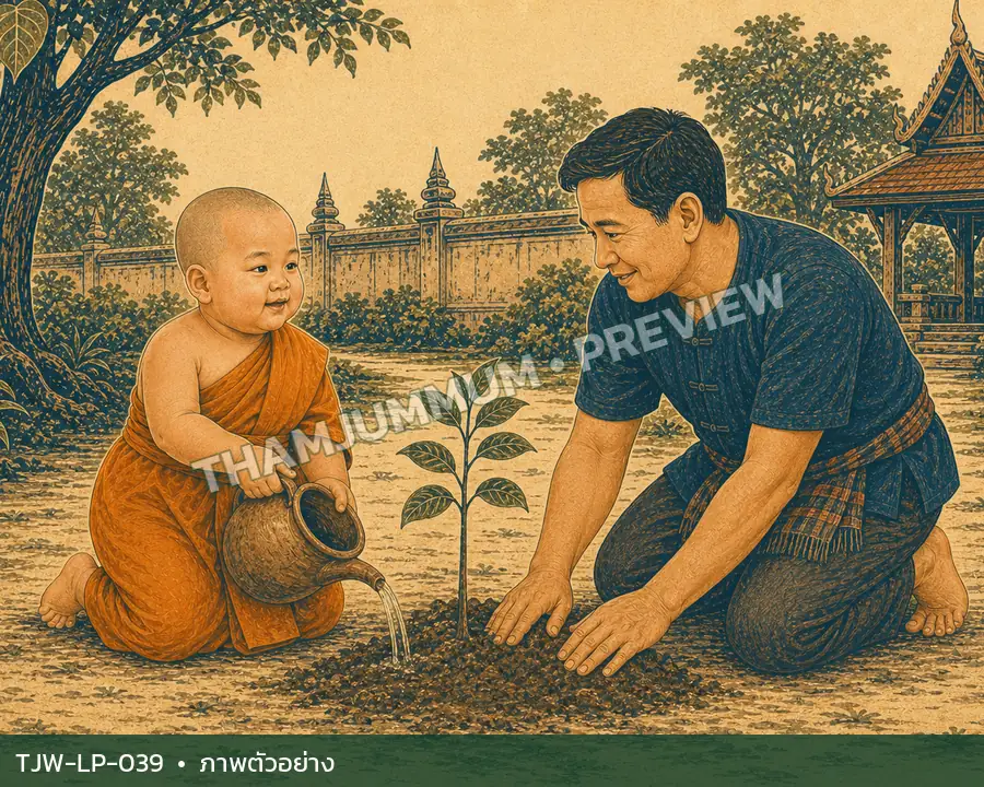 TJW-LP-039 ปลูกต้นไม้ร่วมกัน