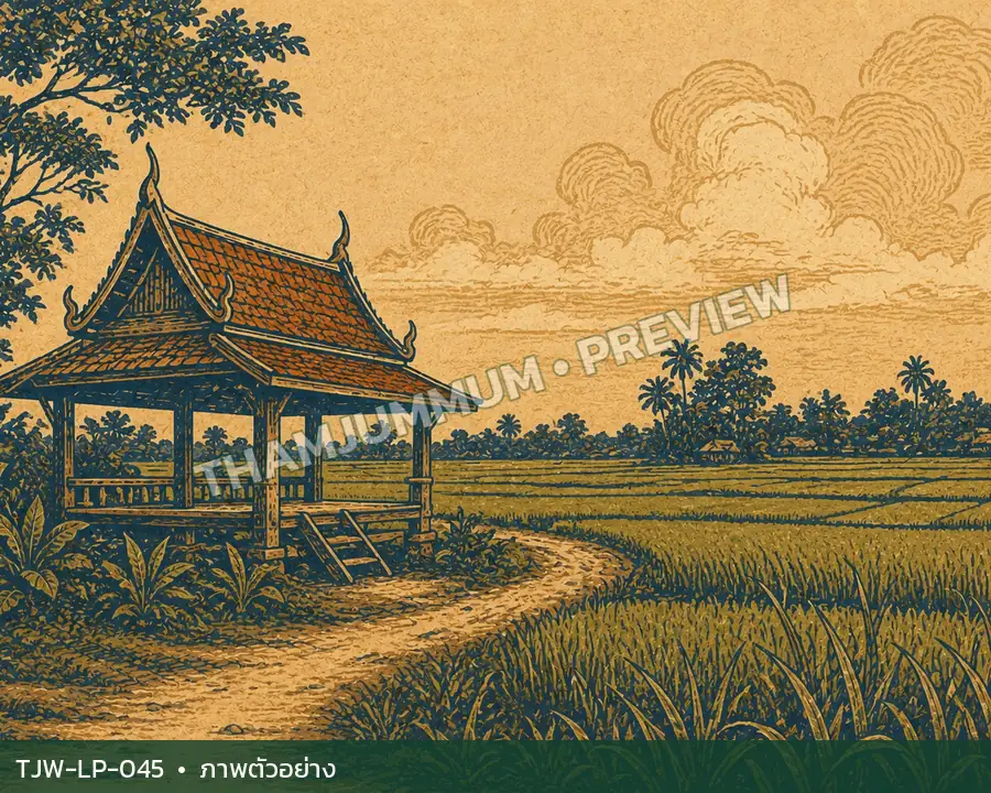 TJW-LP-045 ศาลาริมทุ่ง