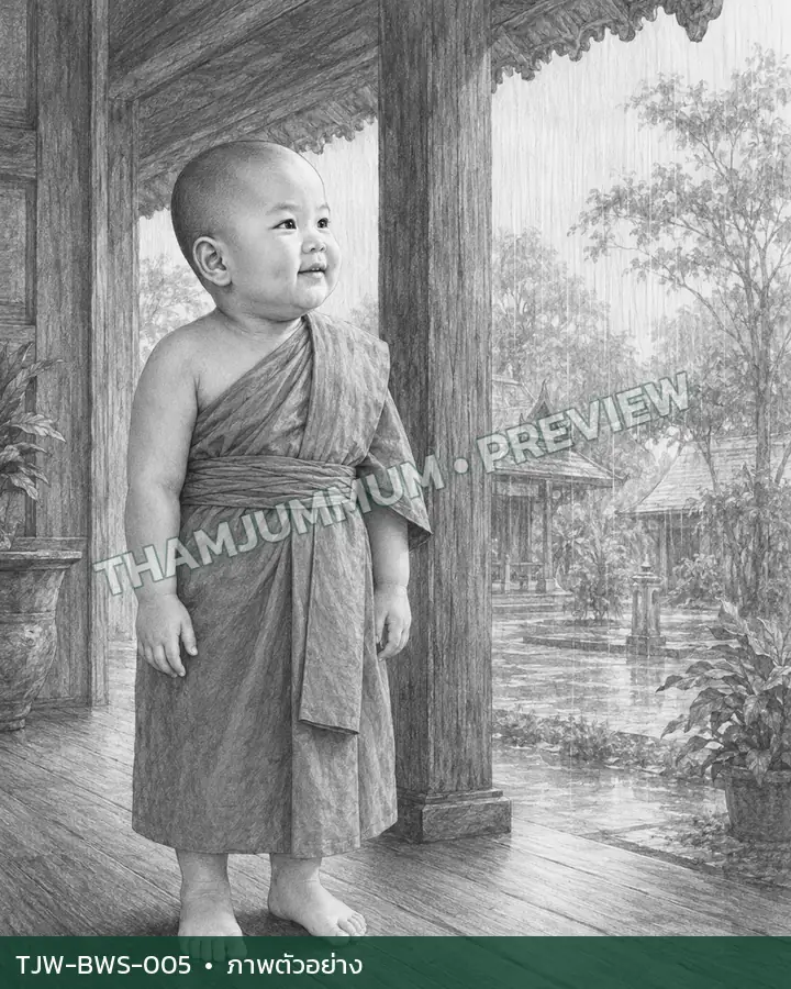 TJW-BWS-005 ฝนเส้นบางหลังชายคา