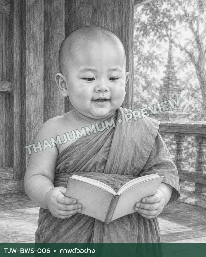 TJW-BWS-006 หนังสือในมือเล็ก