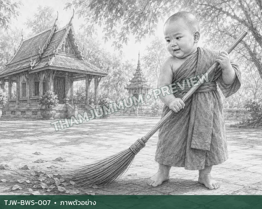 TJW-BWS-007 รอยกวาดก่อนเช้า