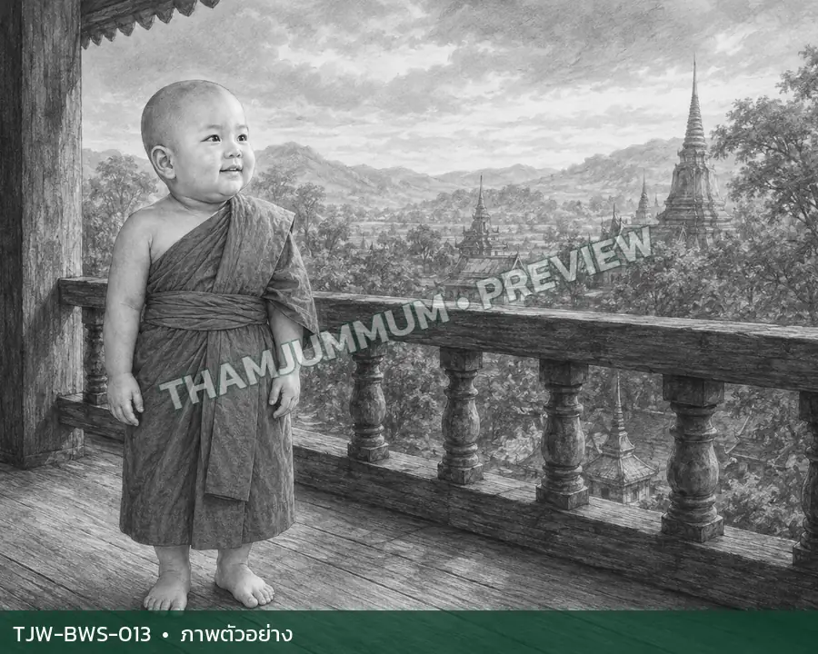 TJW-BWS-013 ขอบฟ้าจากระเบียง