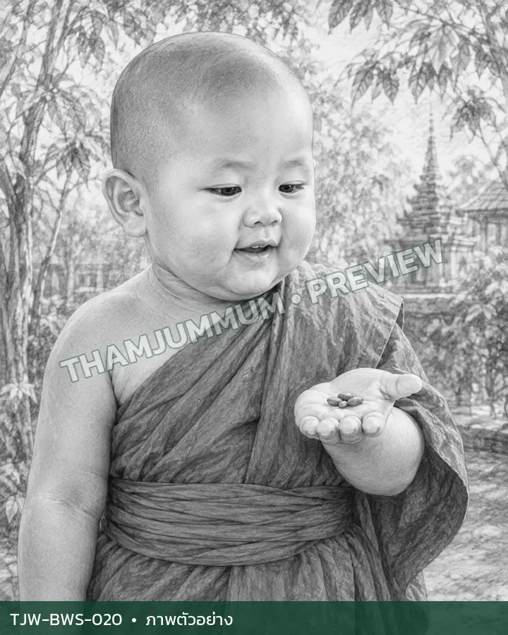 TJW-BWS-020 เมล็ดเล็กในฝ่ามือ