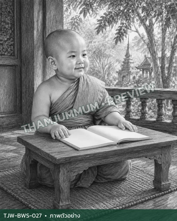 TJW-BWS-027 หนึ่งหน้ากระดาษว่าง
