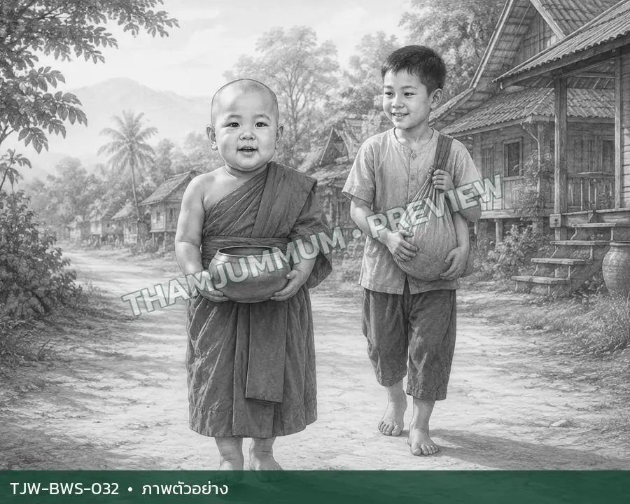TJW-BWS-032 เด็กวัดช่วยถือของ