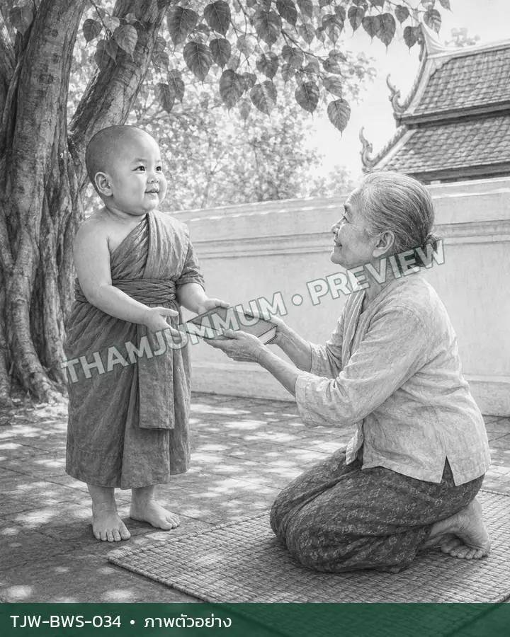 TJW-BWS-034 คุณยายถวายหนังสือ