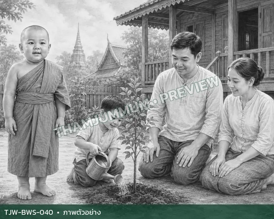TJW-BWS-040 ครอบครัวกับต้นกล้า