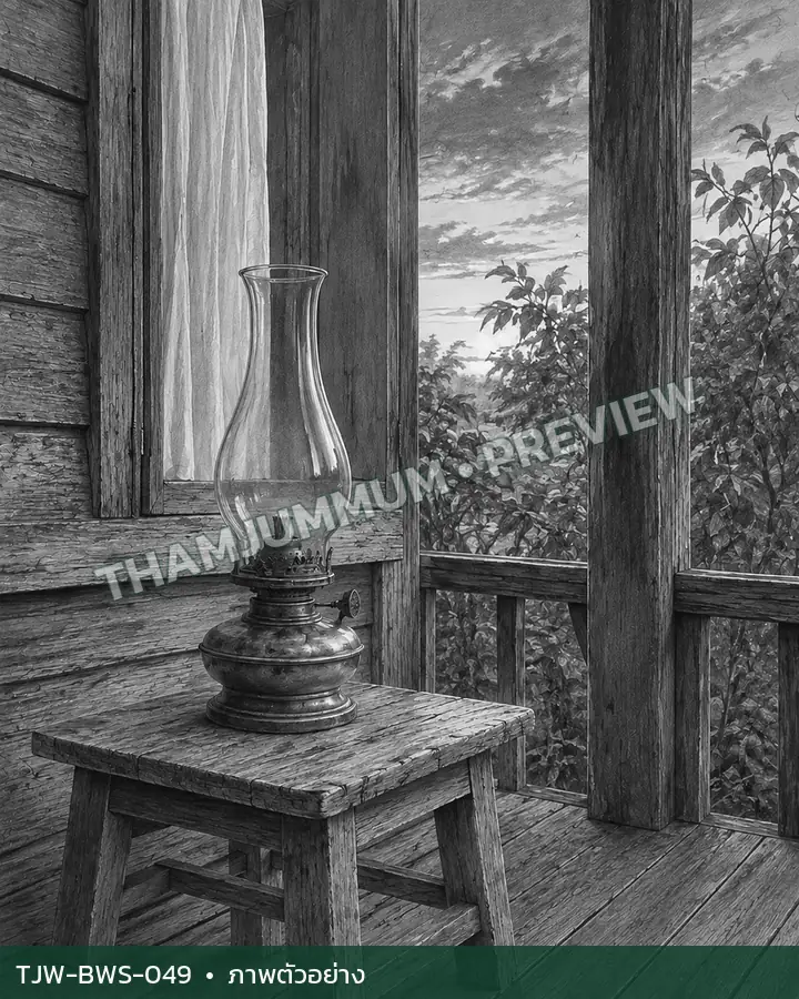 TJW-BWS-049 บ้านไม้กับโคมดับ