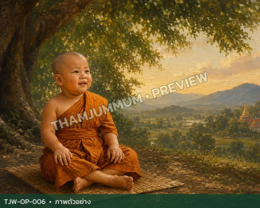 TJW-OP-006 พักใต้ต้นใหญ่ยามเย็น
