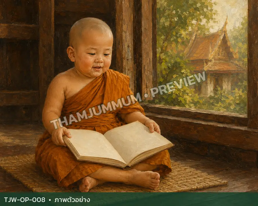 TJW-OP-008 หนังสือหน้าว่างยามบ่าย