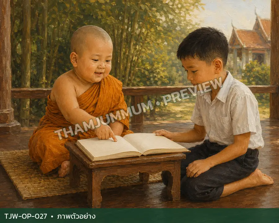 TJW-OP-027 หนังสือเล่มเดียวแบ่งกันอ่าน