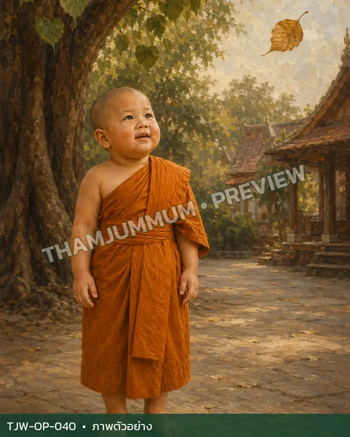 TJW-OP-040 ใบโพธิ์ในสายลม