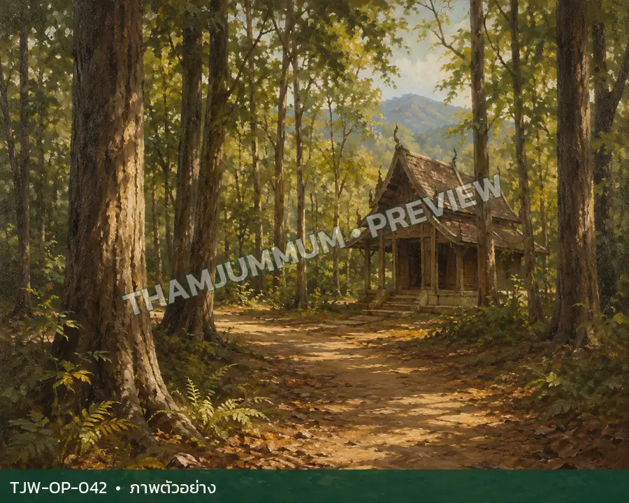 TJW-OP-042 แสงลอดป่าสัก