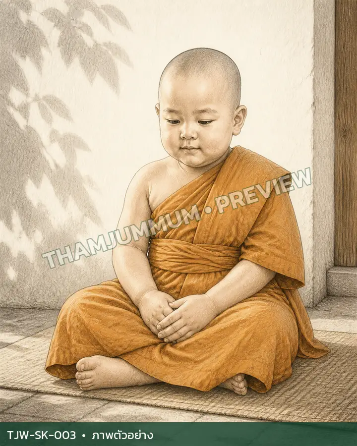 TJW-SK-003 มือที่วางลง