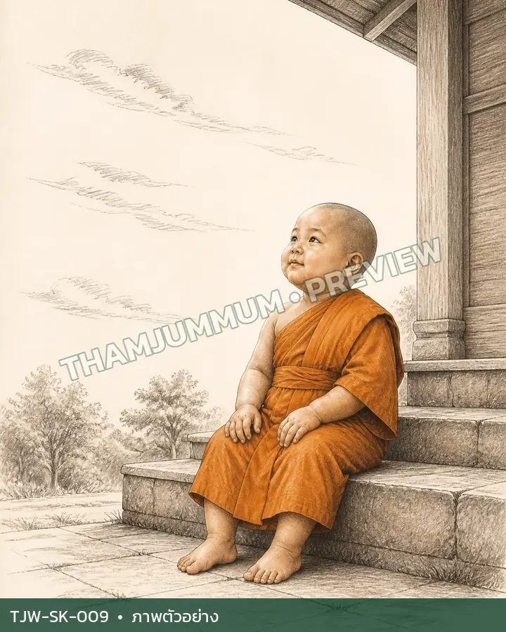 TJW-SK-009 เมฆเส้นบาง