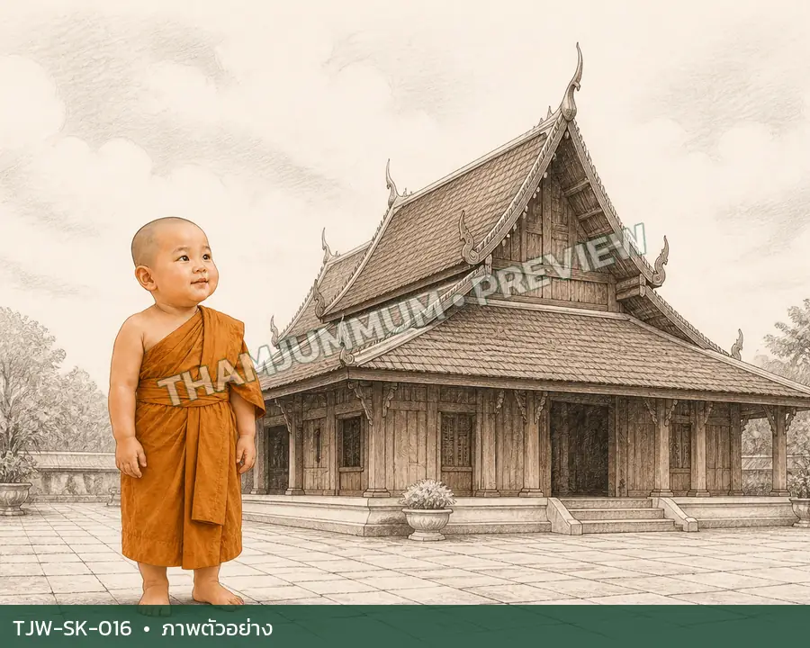 TJW-SK-016 หลังคาไทยใต้ฟ้ากว้าง