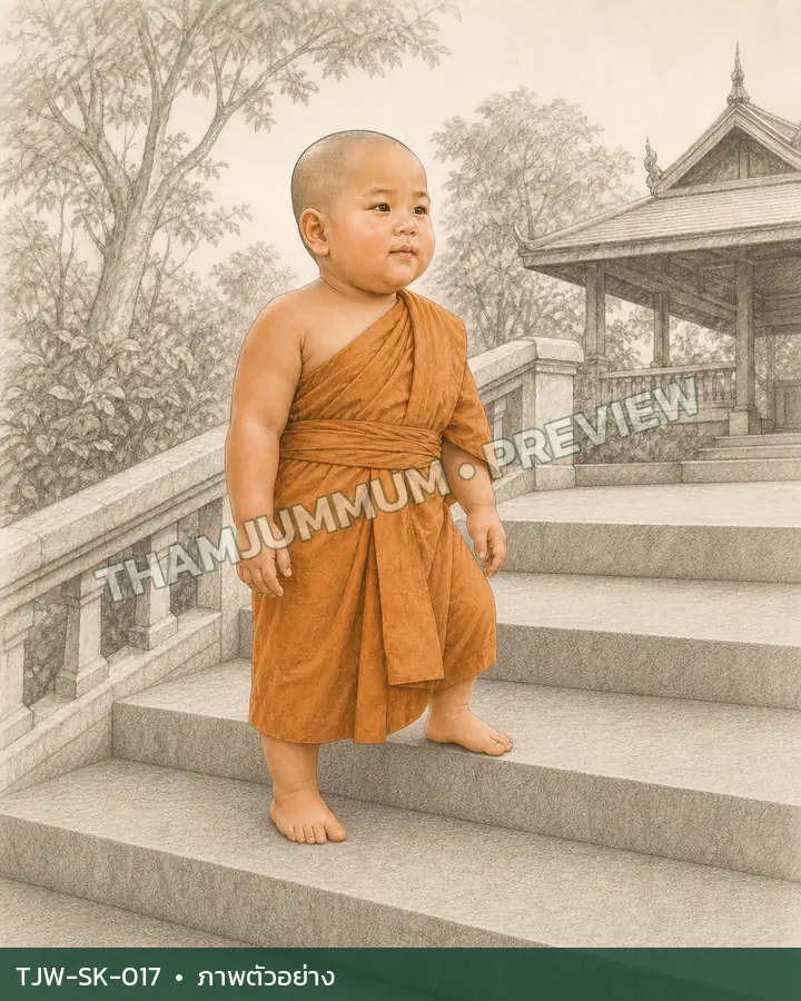 TJW-SK-017 บันไดหินทีละขั้น