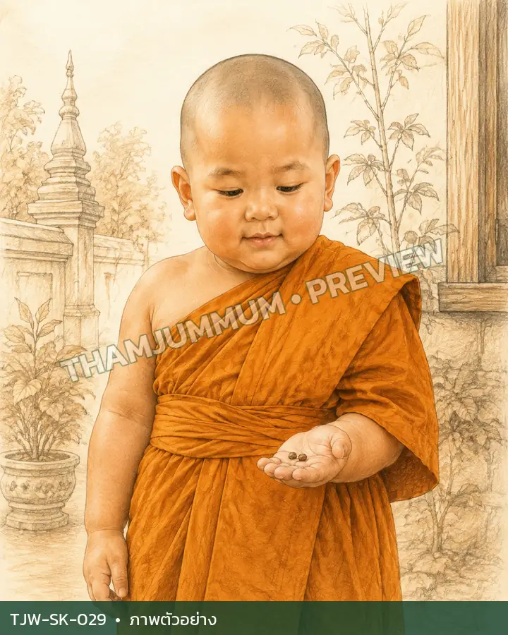 TJW-SK-029 เมล็ดเล็กในฝ่ามือ