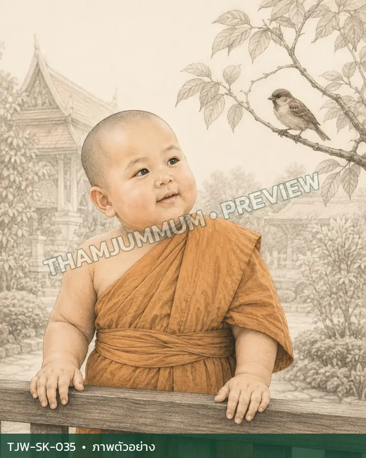 TJW-SK-035 นกบนสายตา