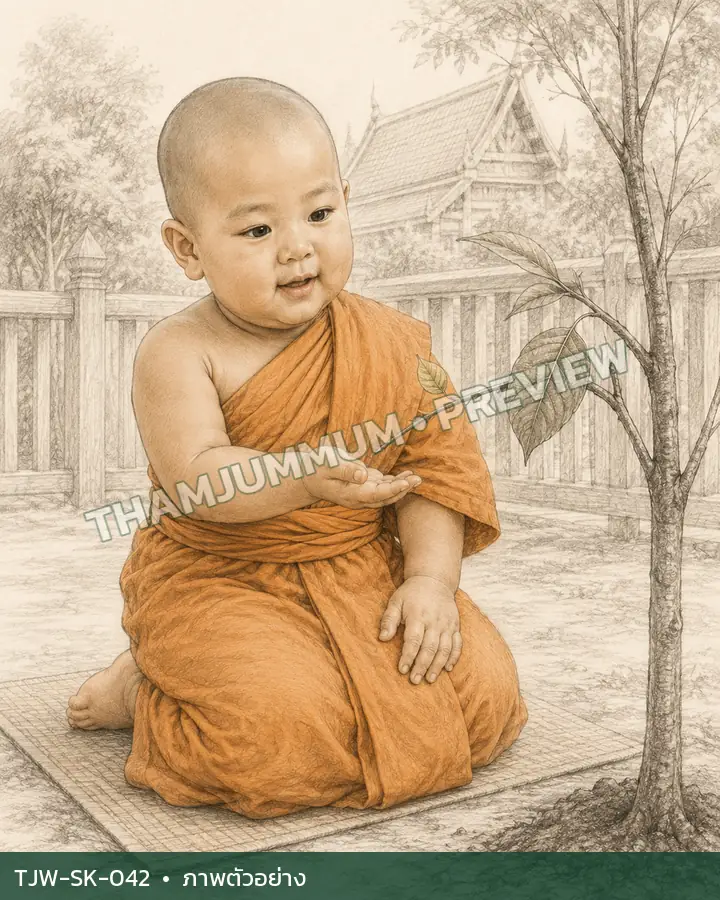 TJW-SK-042 โตขึ้นทีละใบ