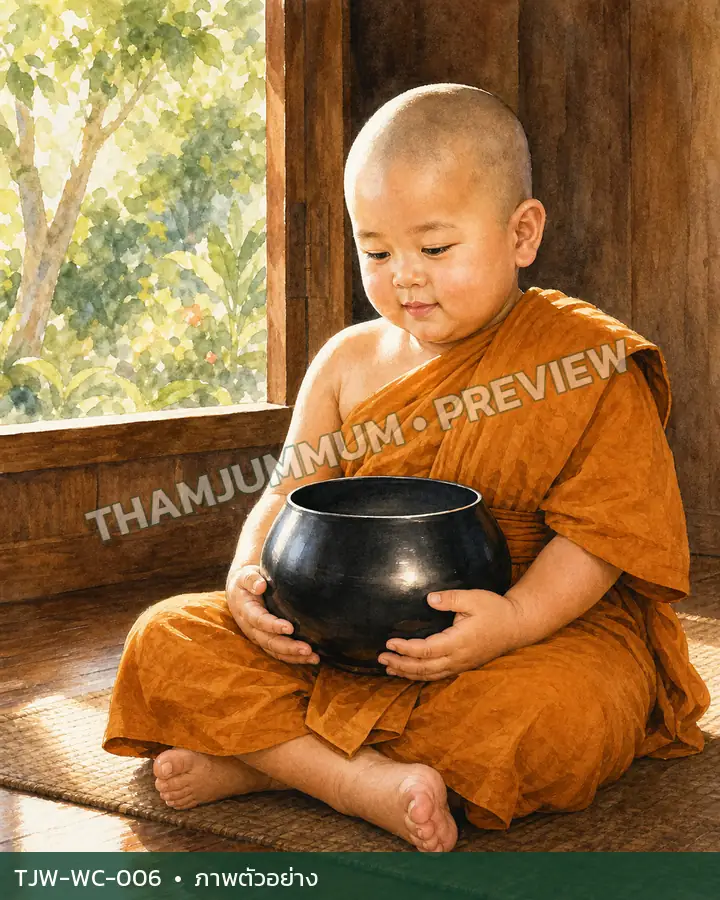 TJW-WC-006 แสงอุ่นบนบาตร