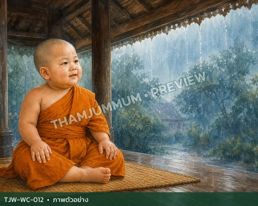 TJW-WC-012 ฝนที่ริมชายคา