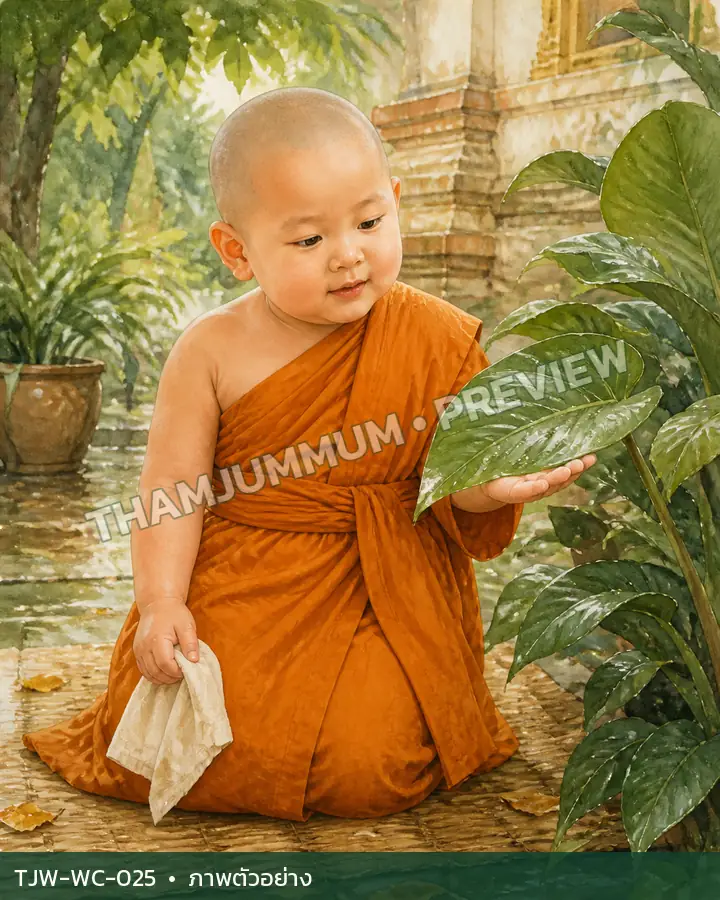 TJW-WC-025 เช็ดใบไม้หลังฝน