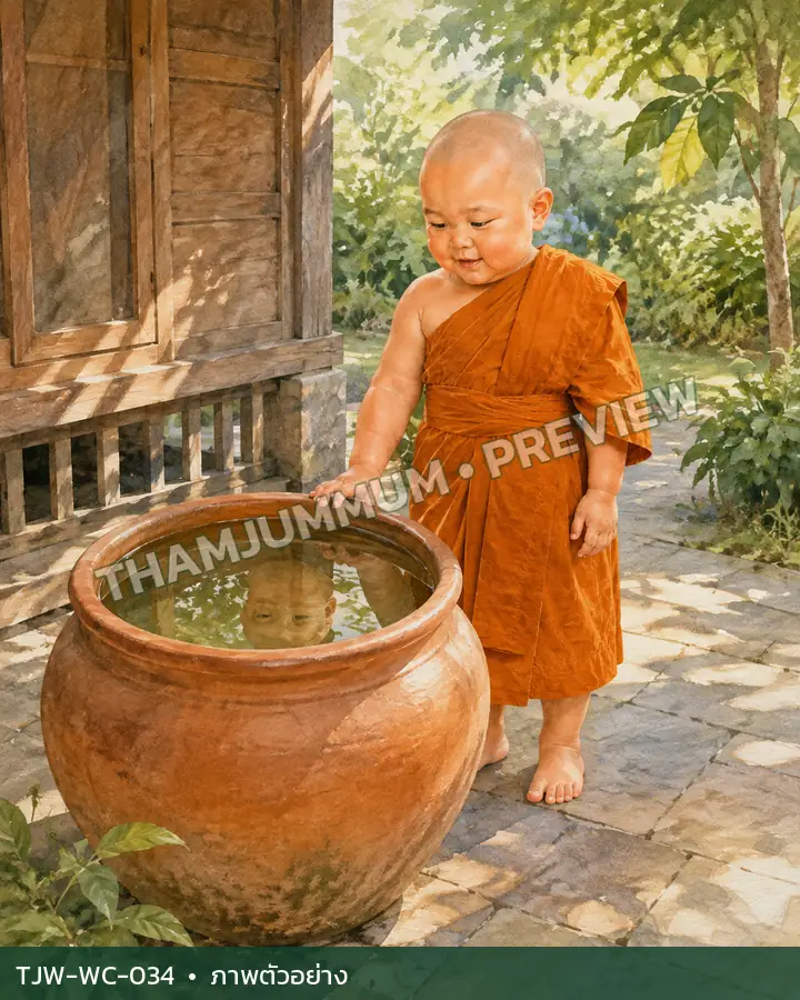 TJW-WC-034 เงาสะท้อนที่ไม่ต้องจับไว้