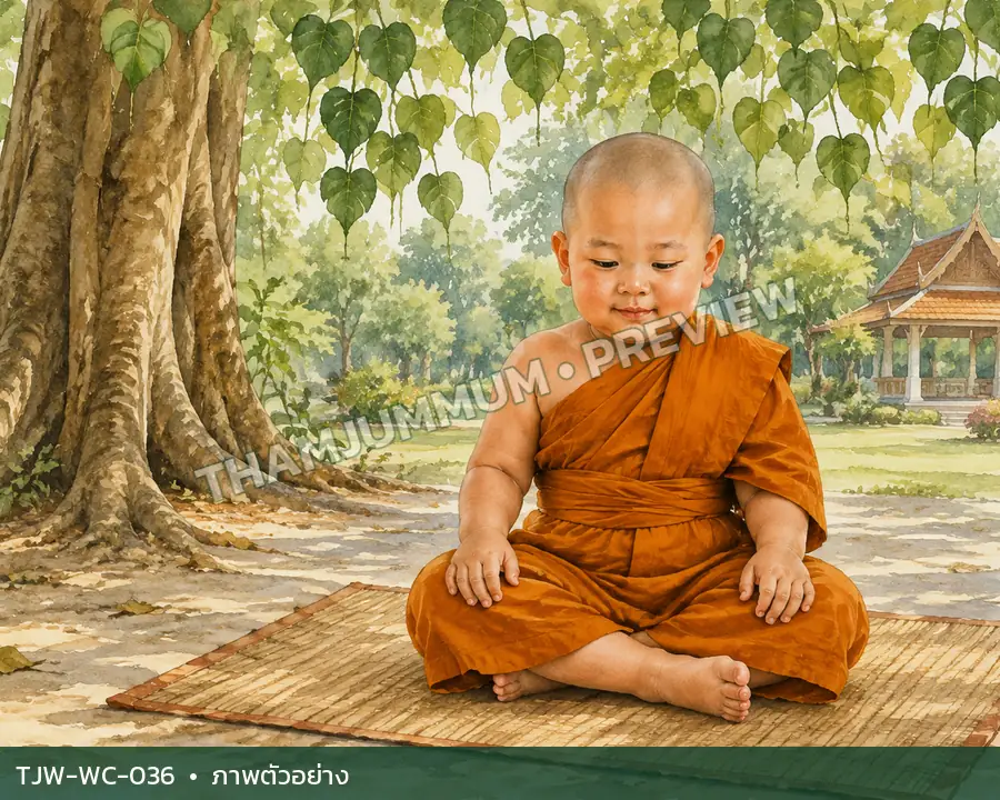 TJW-WC-036 หนึ่งลมหายใจใต้ต้นโพธิ์